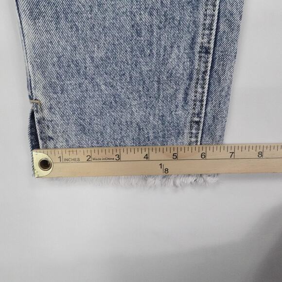 KanCan Jeans Womens 11 29 Blue Distressed High Rise Ankle Skinny Raw Hem Denim - Picture 12 of 15